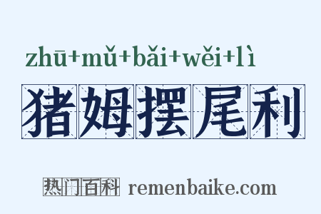 猪姆摆尾利是什么意思的图片